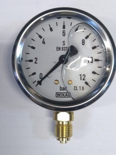 Manometro inox wika 0 - manometro,