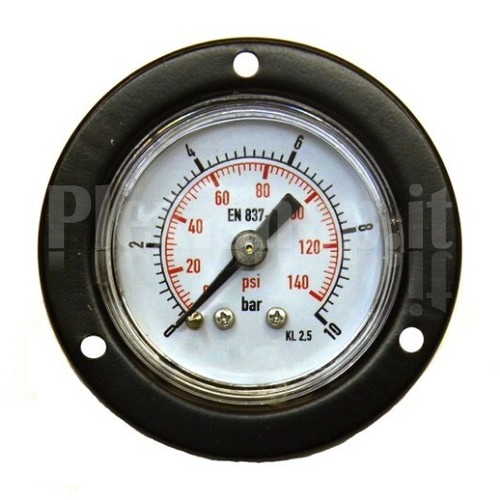 Manometro acc nero - nero, 50mm