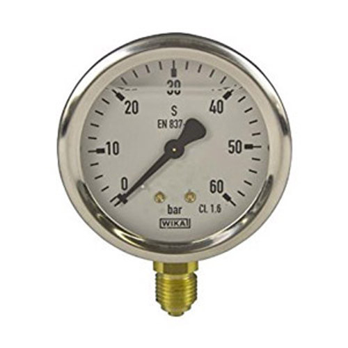 Manometro inox con glicerina - inox,