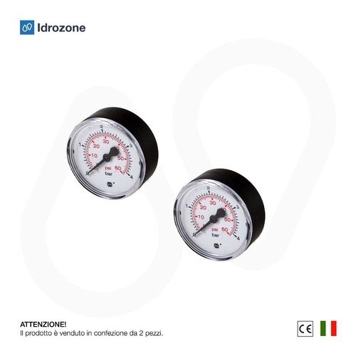Manometro attacco posteriore - attacco,