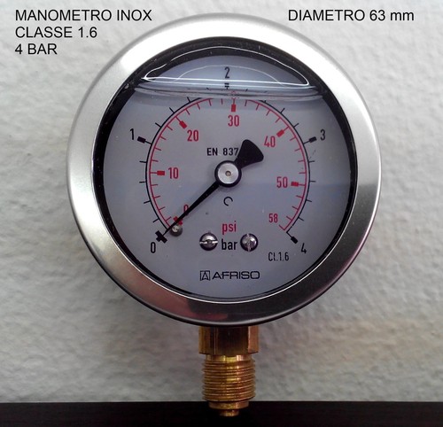 Manometro bar glicerina - manometro,